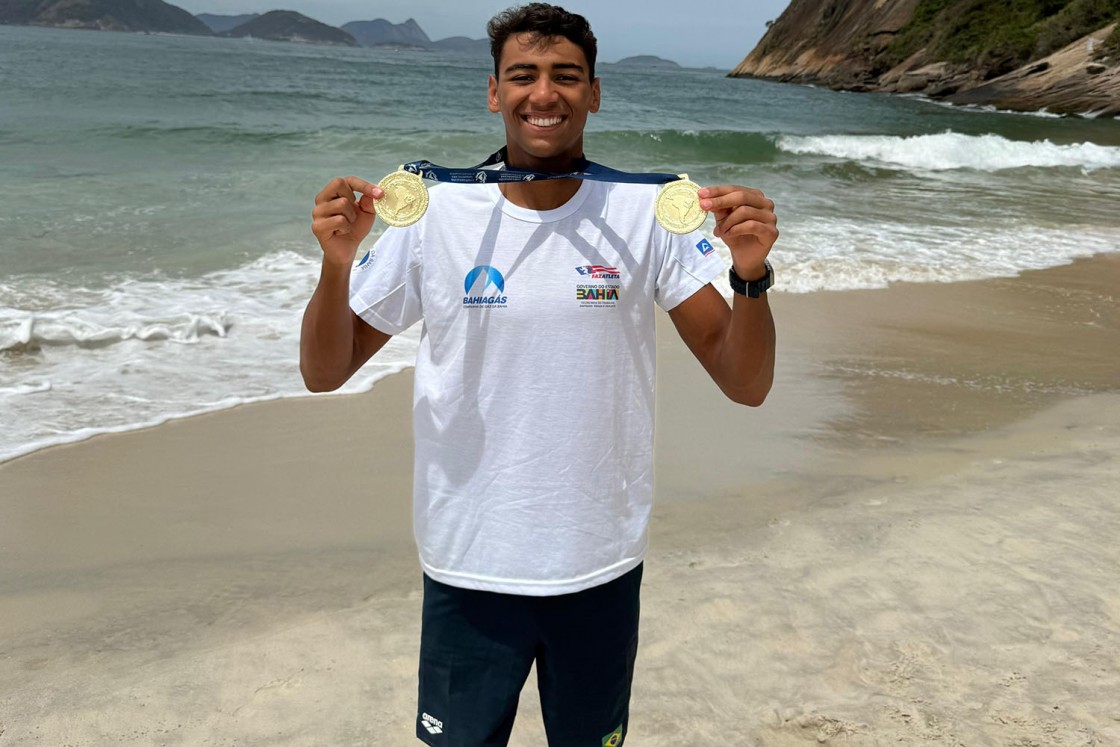 Com patroc&iacute;nio da Bahiag&aacute;s, Mustaf&aacute; conquista ouro em campeonato sul-americano