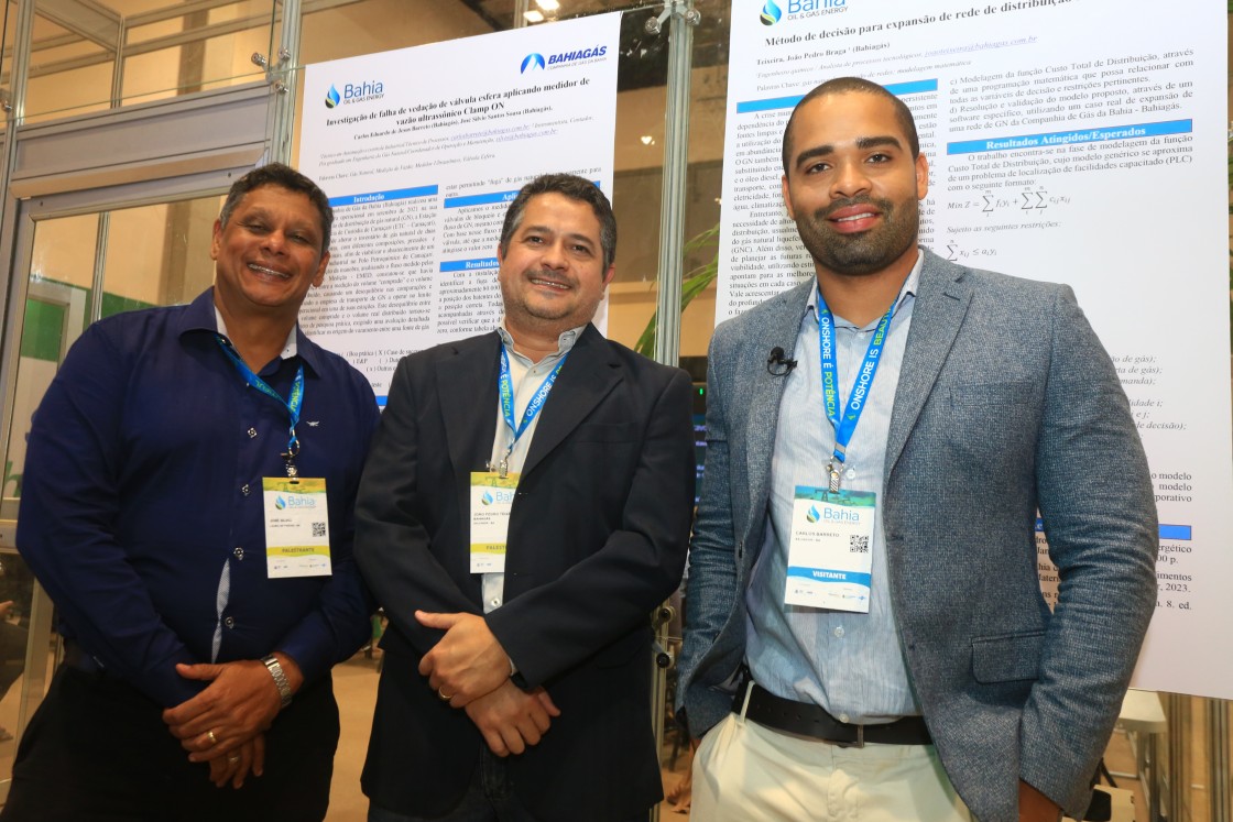 Colaboradores da Bahiagás apresentam trabalhos técnicos no Bahia Oil & Gas